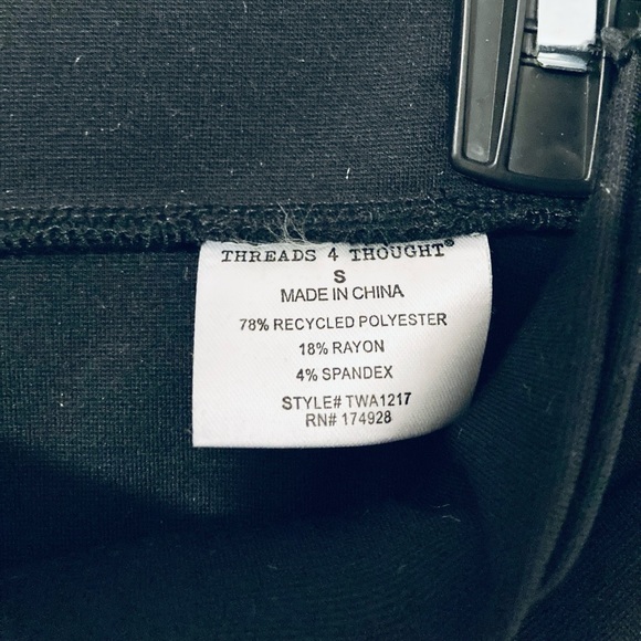 Threads 4 Thought Fold Tie Pants (Black) - Picture 3 of 5